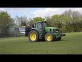 john deere 7530 u0026 krm fert spreader spinning on nitrogen