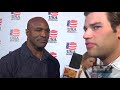 Evander Holyfield tells SLTV how he feels about Mike Tyson today