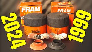 25 Years of Fram Oil Filter Design Changes!