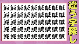 【文字探しクイズ】まちがい探しの習慣化で老化防止！記憶力・注意力向上にピッタリ【クイズ】 -084-