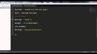 Processing Strings in PHP