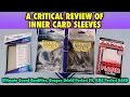 A Review of Inner Sleeves by Bordifies, Dragon Shield and KMC Hards for Magic The Gathering, Pokemon