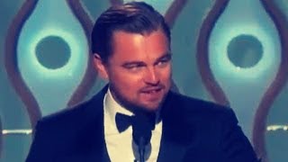 Golden Globe Awards Acceptance Leonardo Dicaprio and Matthew McConaughey Best Actors!