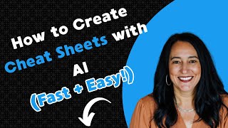 How to Create Cheat Sheets with AI (Fast + Easy!)
