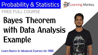 Bayes Theorem with Data Analysis Example || Lesson 40 || Probability & Statistics | Learning Monkey