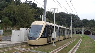 安坑輕軌電聯車(2050)K01雙城站進站 | 2023.2.10 | Ankeng LRT | 粘粘的鐵道攝影