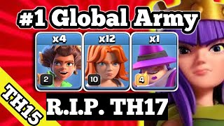 I Destroyed Th17 With Th15 Epic Strategy | Th15 QC Root Rider-Valkyrie Strategy (Clash Of Clans)