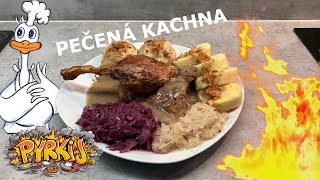 🍽️Křupavá, šťavnatá pečená kachna 😋 #cooking #food #recipe #recepty