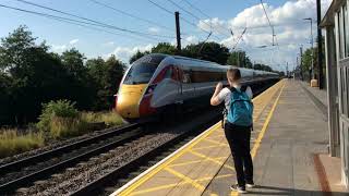 AZUMA slowly passing Northallerton with tones