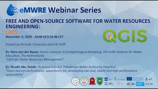 eMWRE Free and Open-Source Software for Water Resources Engineering Webinar Series - QGIS