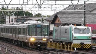 JR西日本　223系2000番台 新快速 姫路行き 能登川駅発着　20130620