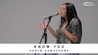 KORYN HAWTHORNE - Know You: Song Session