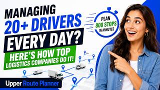 👉 Logistics Route Planning for Teams: Manage 20+ Drivers Efficiently (2026 Guide) #upperrouteplanner