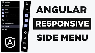 Angular Responsive Sidebar Menu Navigation (EASY)