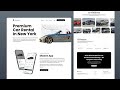 HOW TO CREATE A RESPONSIVE CAR RENTAL WEBSITE - HTML, CSS, JAVASCRIPT 🚘