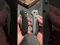 spot the clone which one is the real benchmade griptilian and which one is the clone shorts