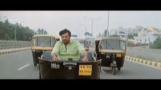Darshan Super Auto Rickshaw Fight Scene | Sarathi Kannada Movie | Bullet Prakash, Kote Prabhakar