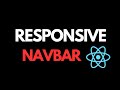 Responsive Navbar in React Js 2022 || Create responsive Navbar in ReactJs 2023 Updated