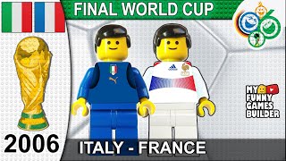 World Cup Final 2006 • Italy vs France 5-3 (1-1) All Goals Highlights Lego Football • Italia Francia