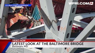 Video Now: The latest look at the Baltimore Bridge