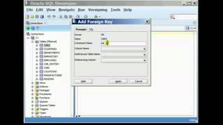 Oracle SQL Tutorial Creating constraints after Table Creation