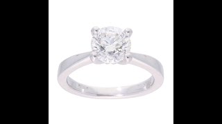 Platinum 1.50ct Solitaire Diamond Ring