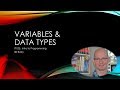 JavaScript - Week05a - Variable Naming, DataTypes, and Type Conversion