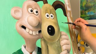 Oil Painting Tutorial /wallace and gromit