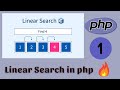 Linear Search in Data Structure Using PHP | Time Complexity Explained