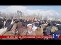 shocking footage of biggest funeral in bajaur of rehan zaib khan dawn news