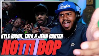 THIS IS CHAOTIC!! Kyle Richh x TaTa x Jenn Carter (41) - Notti Bop (Official Music Video) REACTION