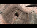 Blasting and moving rock