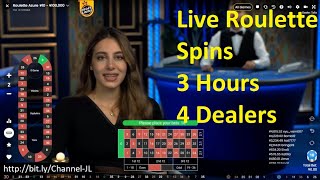 Live Roulette Spins 3 hours 4 Dealers Roulette Azure