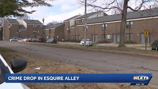 Troubled alley in Louisville seeing a drop in crime, police say