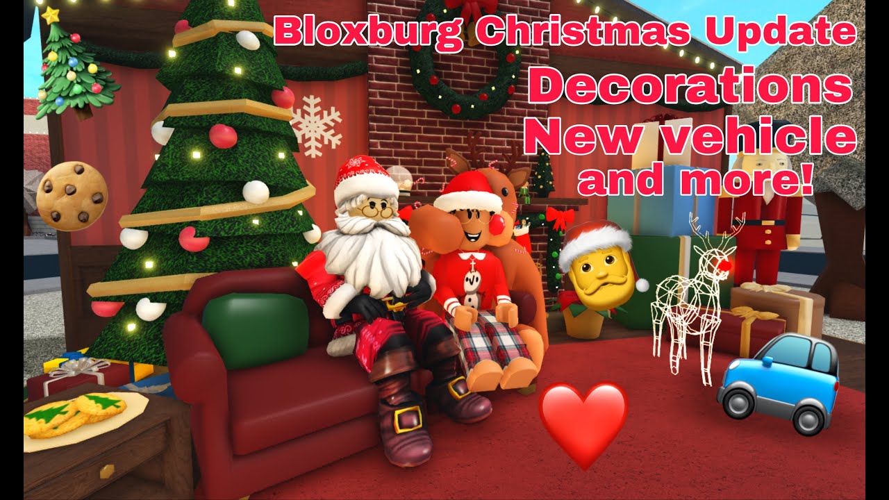 BLOXBURG CHRISTMAS UPDATE 2022! *NEW VEHICLE,NEW DECORATIONS,AND MORE ...