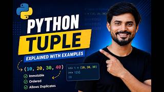 Python Tuple Explained in 8 Minutes | Python for AI, ML & GenAI Beginners #pythonforbeginners