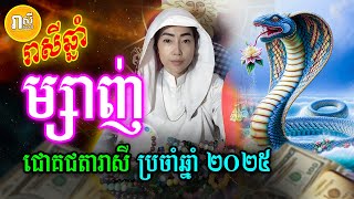 ជោគជតារាសី ឆ្នាំម្សាញ់ ប្រចាំឆ្នាំ ២០២៥ រាសីពេញ១ឆ្នាំ | Daily Khmer Horoscope 2025