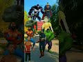 SPIDER-MAN VS HULK, VENOM, SUPERMAN JOGET COFFIN DANCE ON THE WAY #shorts #shortvideo #viral #fypシ