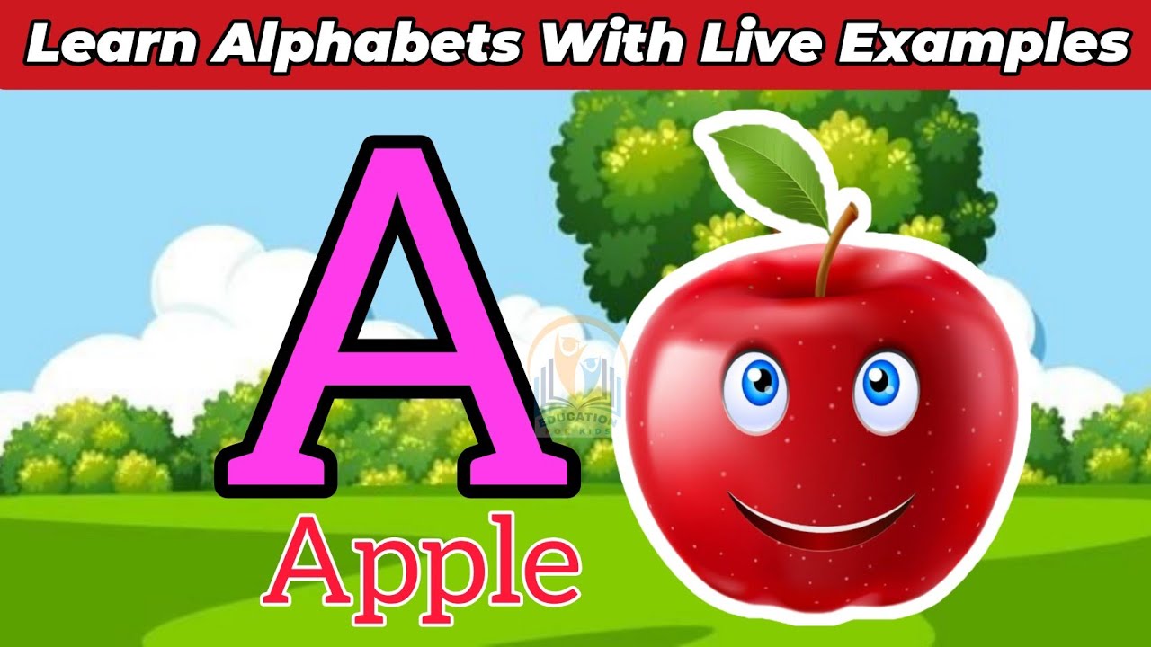 ABC SONG | A For Apple | A For Apple B For Ball | Phonics Song | Abcd ...