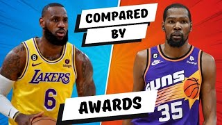 Comparing Durant to Lebron by Awards | Stats | Durability