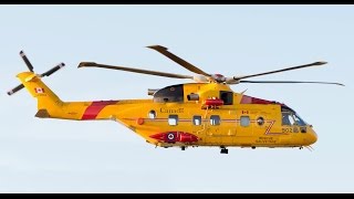 CH-149 Cormorant Helicopter Departs Summerside, PEI - September 13, 2016