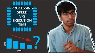 How processing speed affects execution time in microcontrollers