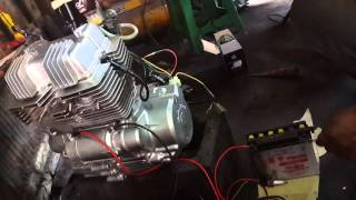 Test engine honda CD250