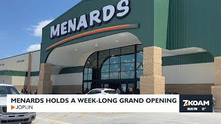 Menards Holds Week Long Grand Opening