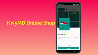 Kivy and KivyMD Online Shop UI speed code