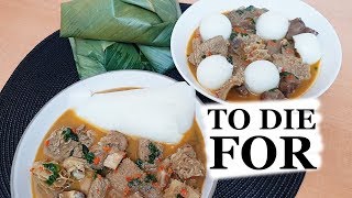 Nigerian Pepper Soup with Agidi | The Nigerian food combo you MUST try | Flo Chinyere