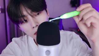 ASMR Scratching the microphone with ear pick and hand | 귀이개와 손으로 마이크 긁기