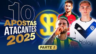 Sudaca Brasil - 10 Apostas do Futebol Sul-Americano - Atacantes - 2025 - Parte 1