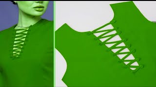 How to Sew a Simple Blouse Neck for Beginners