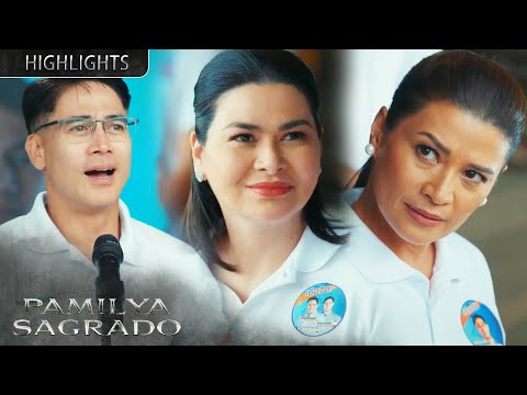 Divine questions Mercedes' speech for Rafael Pamilya Sagrado